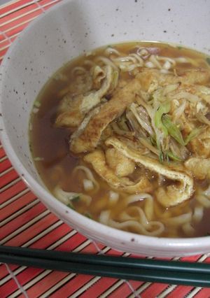 大人限定?焼き油揚げうどん-レシピのメイン写真
