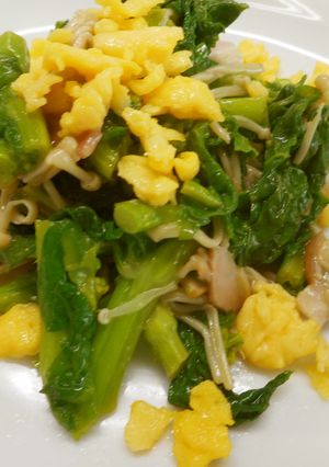 めっけもん♪菜の花のバター炒め-レシピのメイン写真
