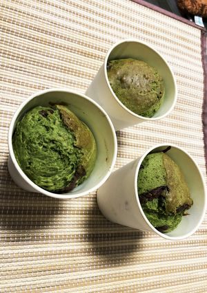 抹茶チョコマフィン♡混ぜるだけ♡卵白のみ-レシピのメイン写真
