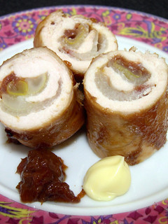 鶏むね肉の 梅ねぎ巻き 焼き-レシピのメイン写真