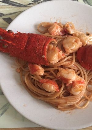 伊勢海老のトマトパスタ-レシピのメイン写真