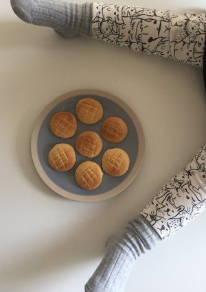メロンパン風クッキー-レシピのメイン写真