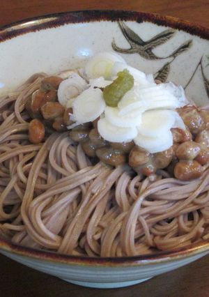 柚子胡椒でピリ辛ウマい！納豆ぶっかけそば-レシピのメイン写真