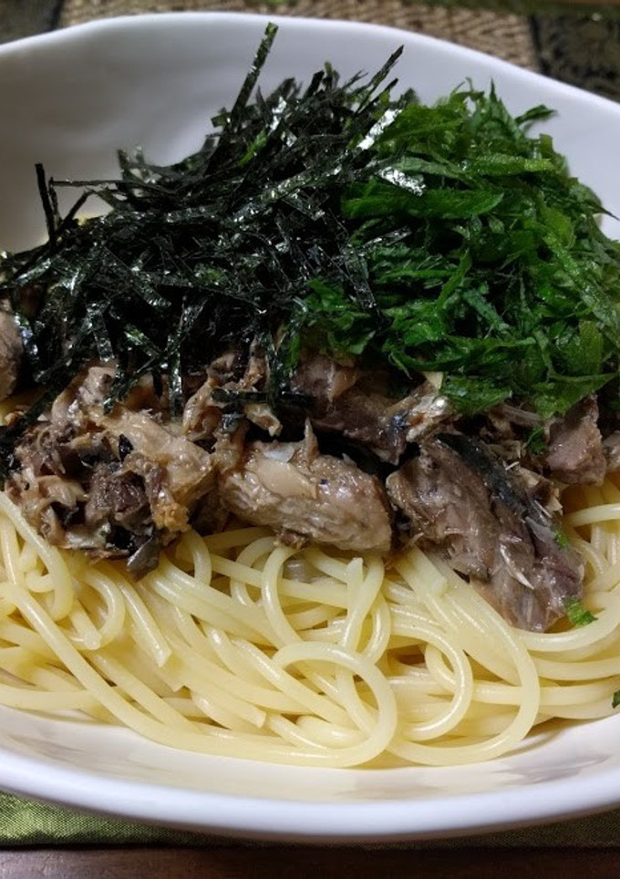 鯖缶丸ごと　和風ペペロンチーノ-レシピのメイン写真