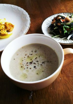 腸活に♪ごほうの豆乳ポタージュ-レシピのメイン写真
