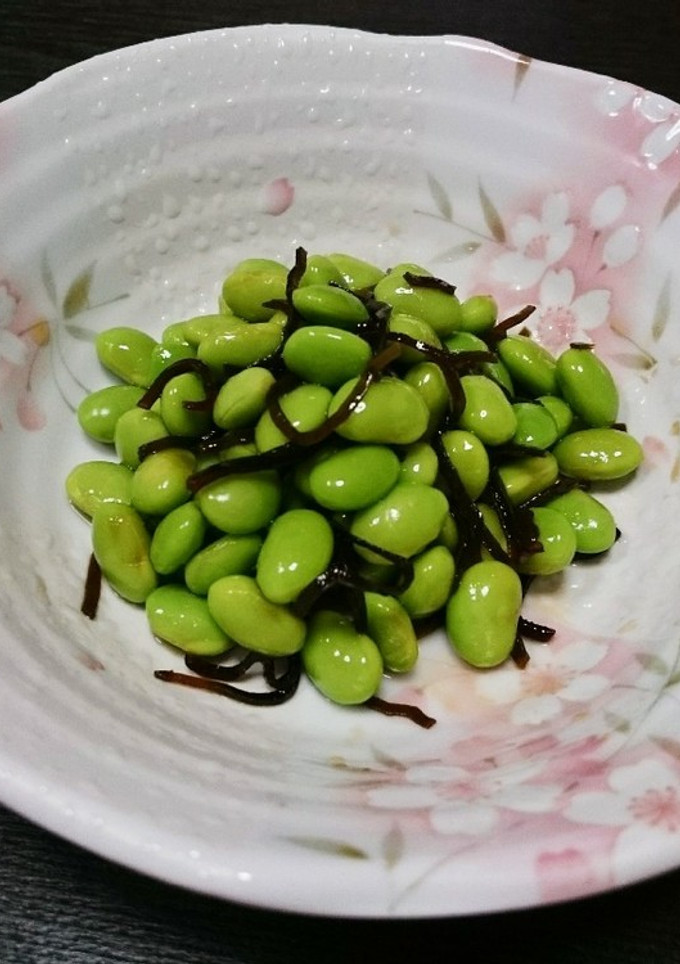 枝豆の塩こんぶ浅漬け-レシピのメイン写真