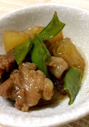 牛バラ肉角切り肉と大根の煮込み　　　　-レシピのメイン写真