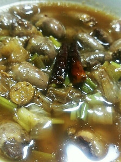 鶏ハツと長ネギのアヒージョ-レシピのメイン写真
