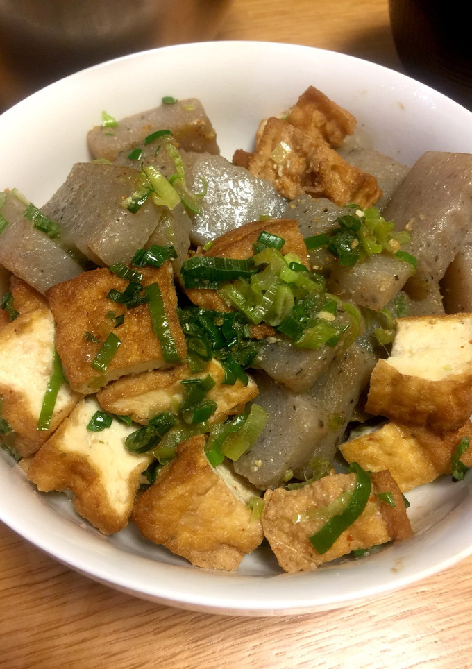 厚揚げとこんにゃくの焼肉のタレ炒め-レシピのメイン写真