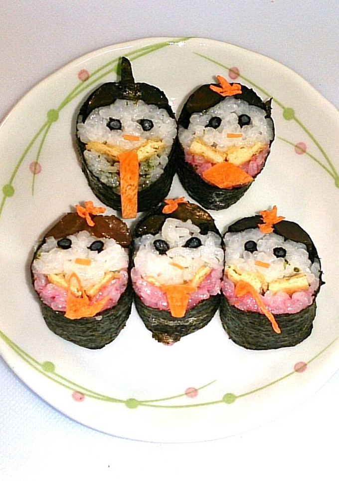 寿司型・模様巻き(ひな祭り)-レシピのメイン写真
