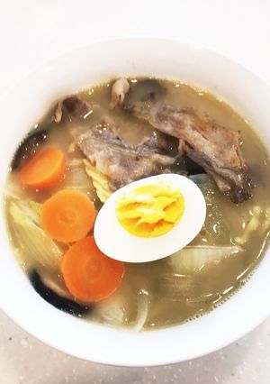 野菜ラーメン　豚骨風-レシピのメイン写真