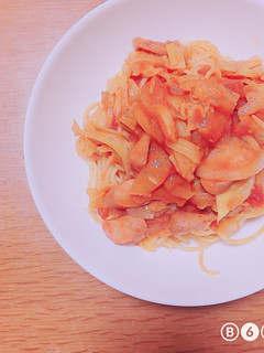 キャベツのトマトソースパスタ-レシピのメイン写真