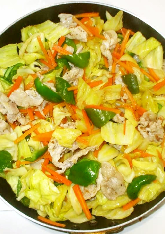 キャベツの梅肉炒め♪簡単-レシピのメイン写真