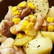 ☆鶏もも肉ジャガイモのコンソメガーリック