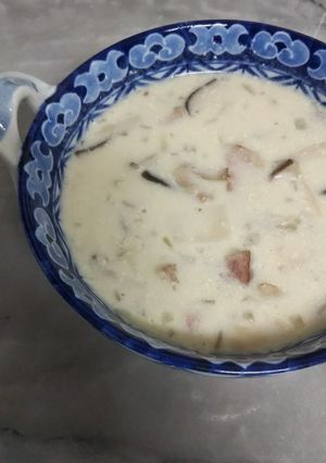 ルウなし♪ベーコンときのこのスープ-レシピのメイン写真