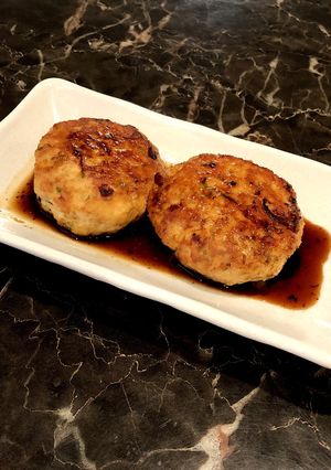 鶏豆腐ふわふわハンバーグ。お弁当にも最高-レシピのメイン写真