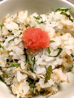 大葉とじゃこの混ぜご飯-レシピのメイン写真