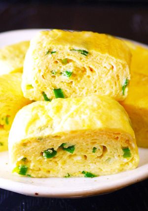 朝食やお弁当に。白だし青ねぎ☆卵焼き-レシピのメイン写真