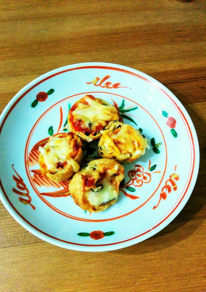 トースターで焼くだけ☆がんもどきのピザ風-レシピのメイン写真