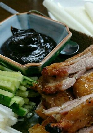 お家で簡単カリカリ鶏肉北京ダック風-レシピのメイン写真