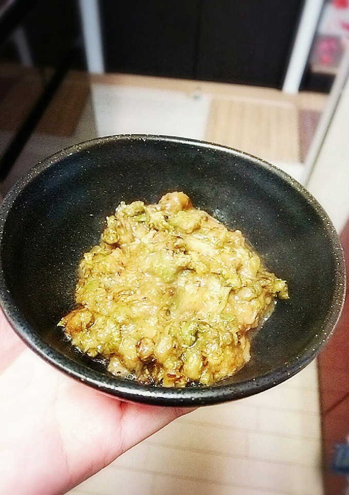 ふきのとうの味噌炒め-レシピのメイン写真