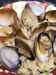 アサリ炊き込み御飯(QC無水鍋使用)-レシピのメイン写真