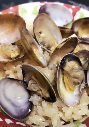 アサリ炊き込み御飯(QC無水鍋使用)-レシピのメイン写真