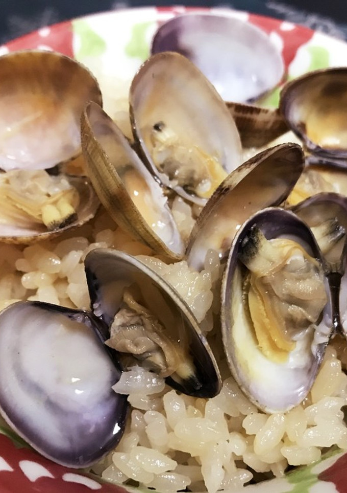 アサリ炊き込み御飯(QC無水鍋使用)-レシピのメイン写真