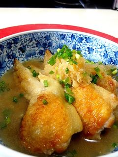 鶏手羽の骨抜きみぞれ煮-レシピのメイン写真