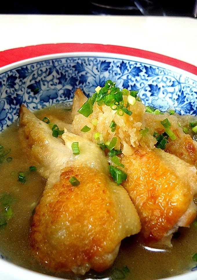 鶏手羽の骨抜きみぞれ煮-レシピのメイン写真