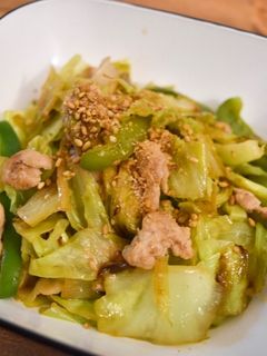 豚肉とキャベツのお酢炒め-レシピのメイン写真