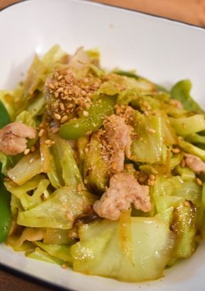 豚肉とキャベツのお酢炒め-レシピのメイン写真