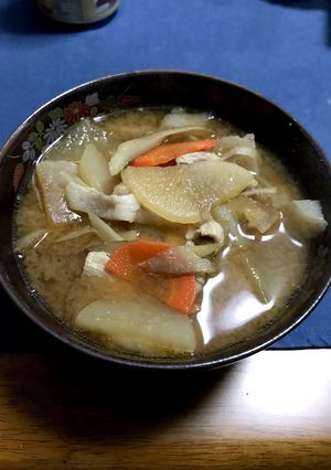 【男飯】豚汁-レシピのメイン写真