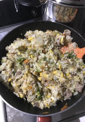 ちょっと甘めの白菜チャーハン-レシピのメイン写真