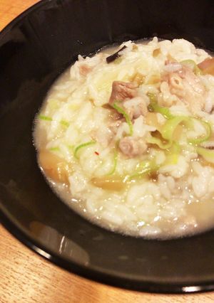 残りご飯で簡単★ザーサイと豚バラの中華粥-レシピのメイン写真