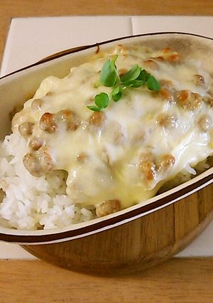 ☆10分で！美味！納豆ドリア☆-レシピのメイン写真