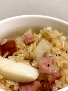 長芋とベーコンの炊き込みご飯-レシピのメイン写真