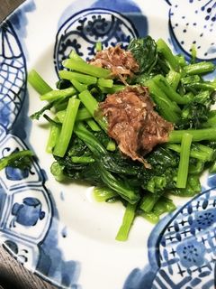 春菊の煎り酒のおひたし-レシピのメイン写真
