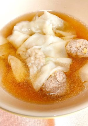 ストック出来る！簡単手作りワンタンスープ-レシピのメイン写真