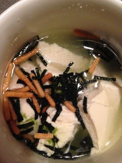 ダイエッターにオススメ!お豆腐茶漬け☆-レシピのメイン写真