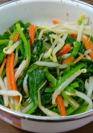 カラフル野菜の三色胡麻和え-レシピのメイン写真