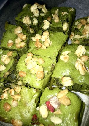 抹茶ホワイトチョコブラウニー-レシピのメイン写真