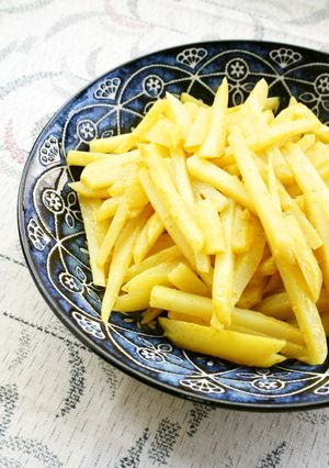 レンジで、じゃがいものカレー風味-レシピのメイン写真