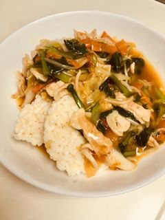 市販のおこげに中華あんかけ-レシピのメイン写真