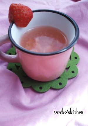 ほっこり苺葛湯-レシピのメイン写真