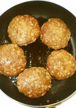 蓮根ハンバーグ♪簡単片栗粉で-レシピのメイン写真