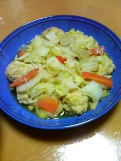 鶏団子と白菜の煮物-レシピのメイン写真