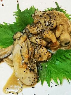 おつまみに♪牡蠣の柚子胡椒味噌炒め-レシピのメイン写真