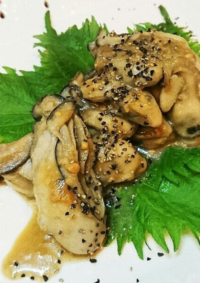 おつまみに♪牡蠣の柚子胡椒味噌炒め-レシピのメイン写真