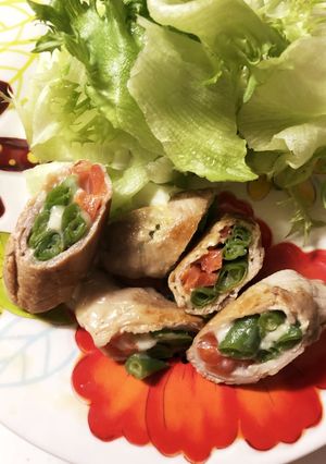 冷凍保存！マヨ味噌豚肉野菜巻き！-レシピのメイン写真